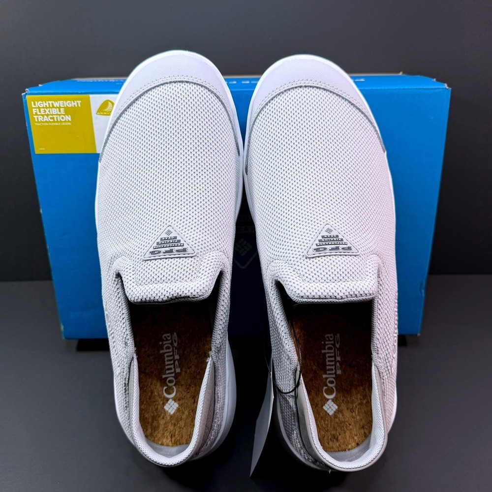 Columbia Boatside Vent PFG Shoes Womens 12 Slate Grey Boat Fishing Mens 10.5 New - Picture 3 of 4